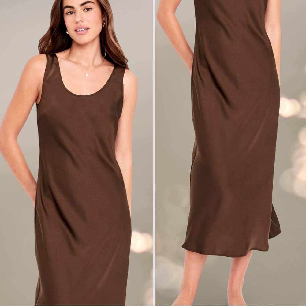 NWTS🌹THE OCCASION L🌹ELITE LINE LUSTROUS SABLE SATIN DRAPED FITTED MIDI MAXI